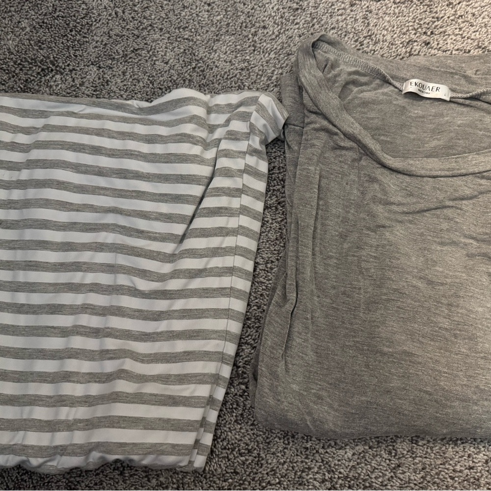 Ekouaer maternity/nursing pajamas